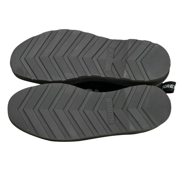 Sorel Hi Line Hiking Boot Women's SZ 10.5 Black Suede Leather NEW Athletic Chunk - Picture 7 of 10